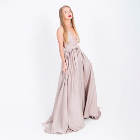 Ruffle A-Line Dress