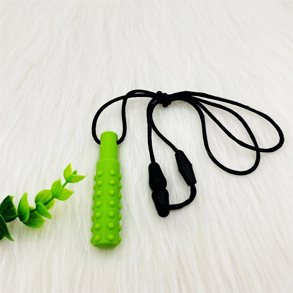 3PCS Sensory Chew Necklace A Sensory Oral Aid Teether Toy for Autism, Hyperactivity, Infant Breastfeeding or Special Needs - Image 17