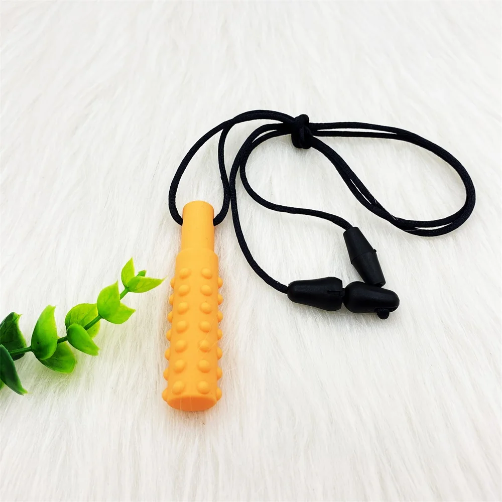 3PCS Sensory Chew Necklace A Sensory Oral Aid Teether Toy for Autism, Hyperactivity, Infant Breastfeeding or Special Needs - Image 7
