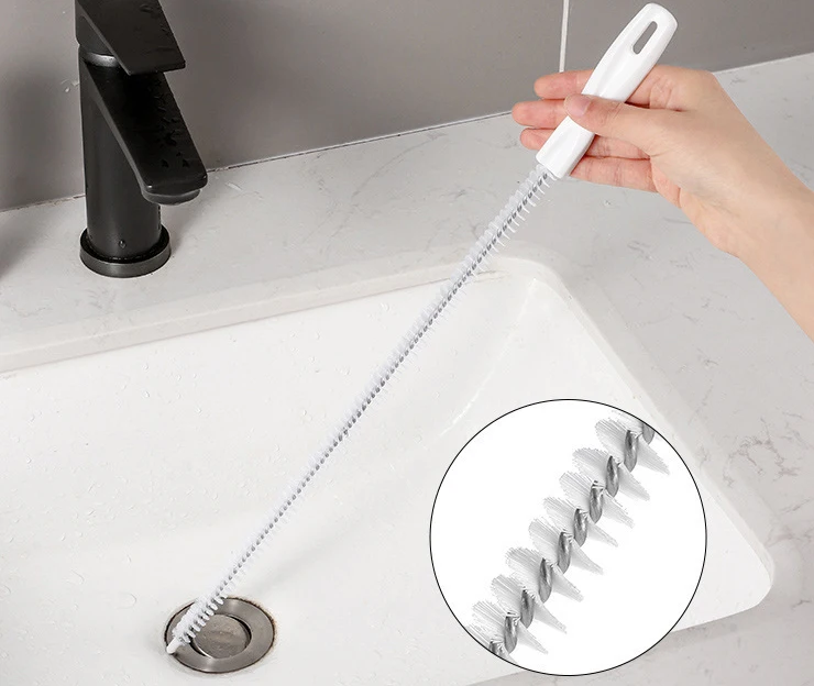 Pipe Dredging Brush Bathroom Hair Sewer Sink Cleaning Brush Drain Cleaner Flexible Cleaner Kitchen Clog Plug Hole Remover Tool - Image 10