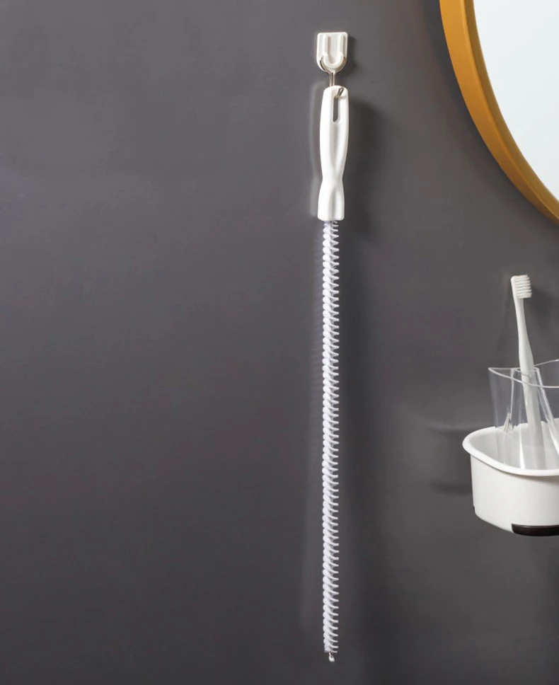 Pipe Dredging Brush Bathroom Hair Sewer Sink Cleaning Brush Drain Cleaner Flexible Cleaner Kitchen Clog Plug Hole Remover Tool - Image 12