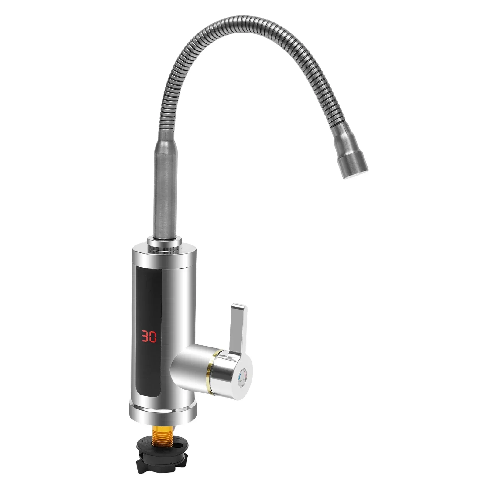 3000W Instant Electric LCD Faucet Instant Tap 360° Fast Heater Heating Hot/Cold Water Supply for Bathroom Kitchen - Image 20