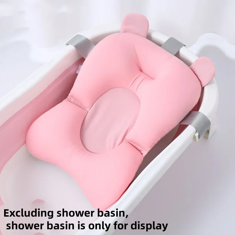 Foldable Floating Baby Bath Seat Pad Adjustable Bathtub Support Mat Shower Cushion Security Water Pad for Newborn Baby Bathing - Image 8