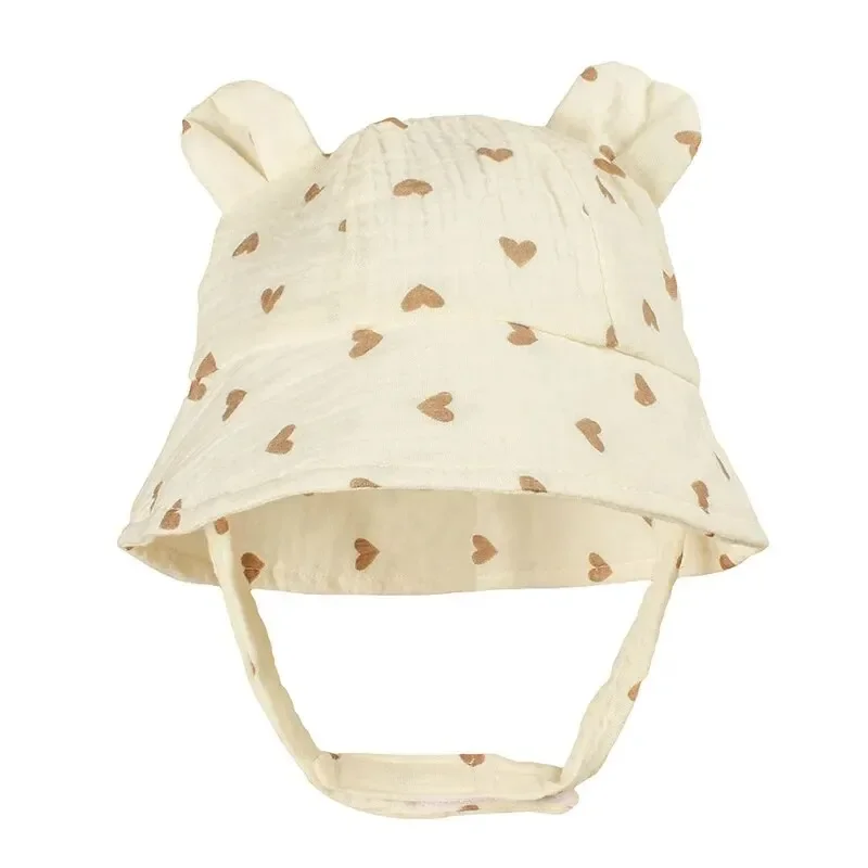 2026 Newborn Boys Girls Bucket Hat Summer Kids Toddler Panama Cap 0 to 12 Months Soft Cotton Baby Sun Hat With Ears Cute Bunny - Image 7