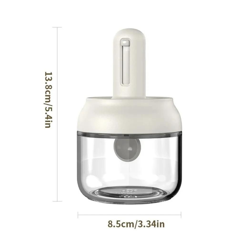 1/3 pcs Glass Seasoning Bottle With Telescopic Spoon Household Kitchen Salt Storage Box Leak Proof and Moisture-proof - Image 6