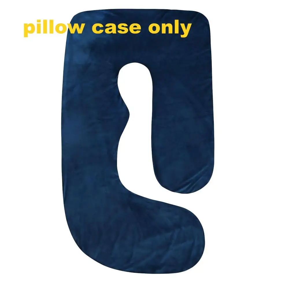 G-Shape Maternity Pillow, Full Body Support Pregnancy Pillow for Sleeping, Nursing & Side Sleeping, Soft Cotton Cover, Gray - Image 8