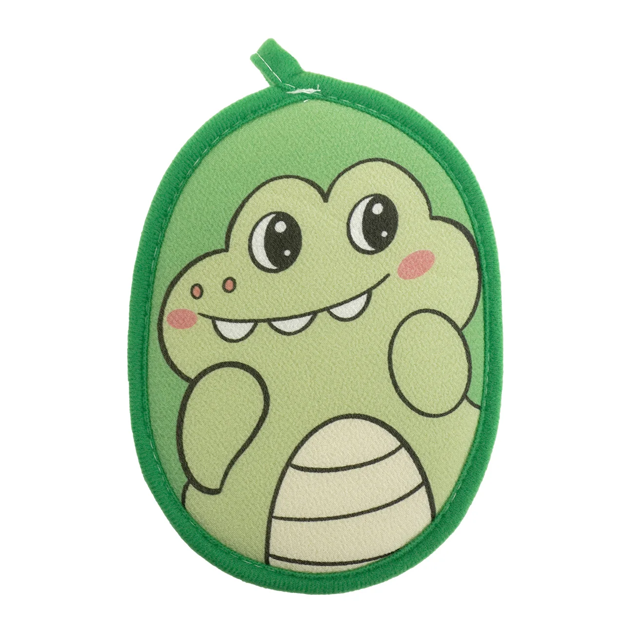 2-in-1 Cute Dinosaur Bath Flower & Scrub Cloth - 3-Second Lathering Shower Puff Skin-Friendly Double-Sided Exfoliating Bath - Image 9