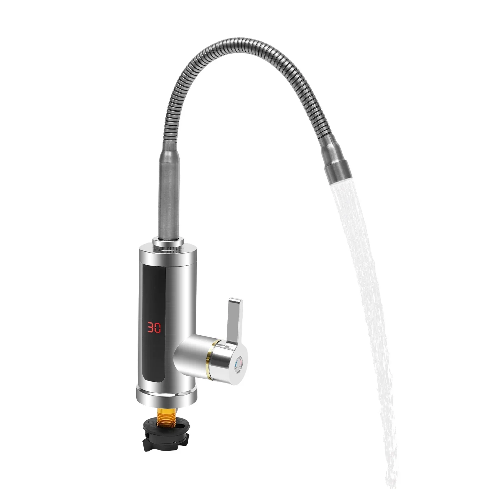 3000W Instant Electric LCD Faucet Instant Tap 360° Fast Heater Heating Hot/Cold Water Supply for Bathroom Kitchen - Image 26