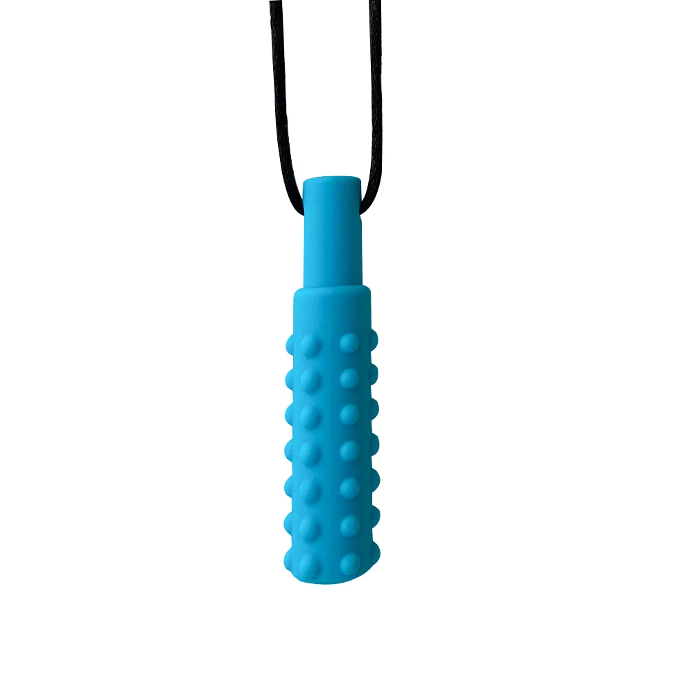 1pcs Silicone Teether Kids Chew Necklace Sensory Chewy Pendant Oral Motor Toys Therapy Tools for Autism ADHD chidren's goods - Image 40