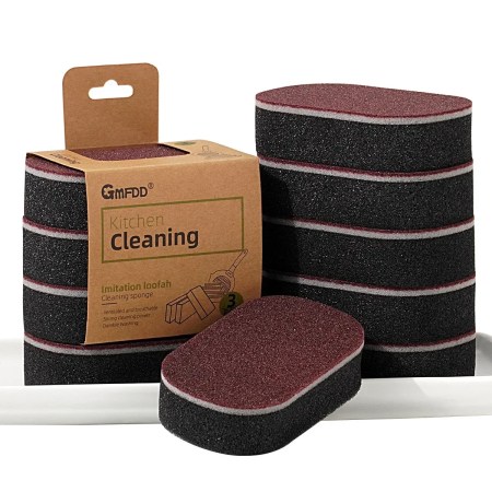 Magic Sponge Power Thicken Double -sided Dishes Cleaning Brushes Kitchen Wipe Rust Brushing Pot Bottom Black Stain Artifact