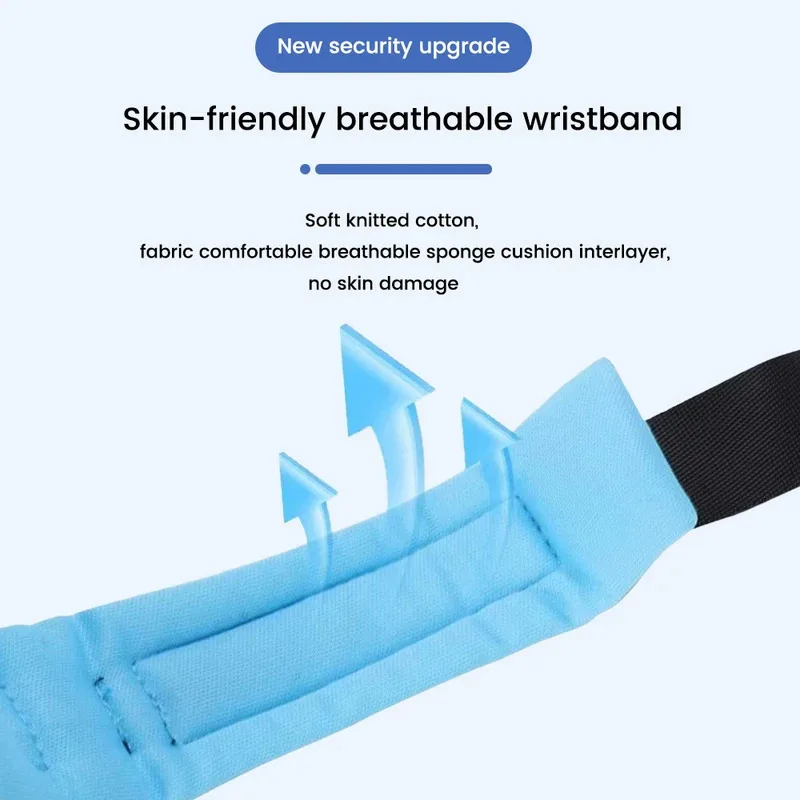 Kids Leash Durable Tangle-Free Rope with Wrist Straps Comfortable Child Lead for Travel Park Shopping - Image 3
