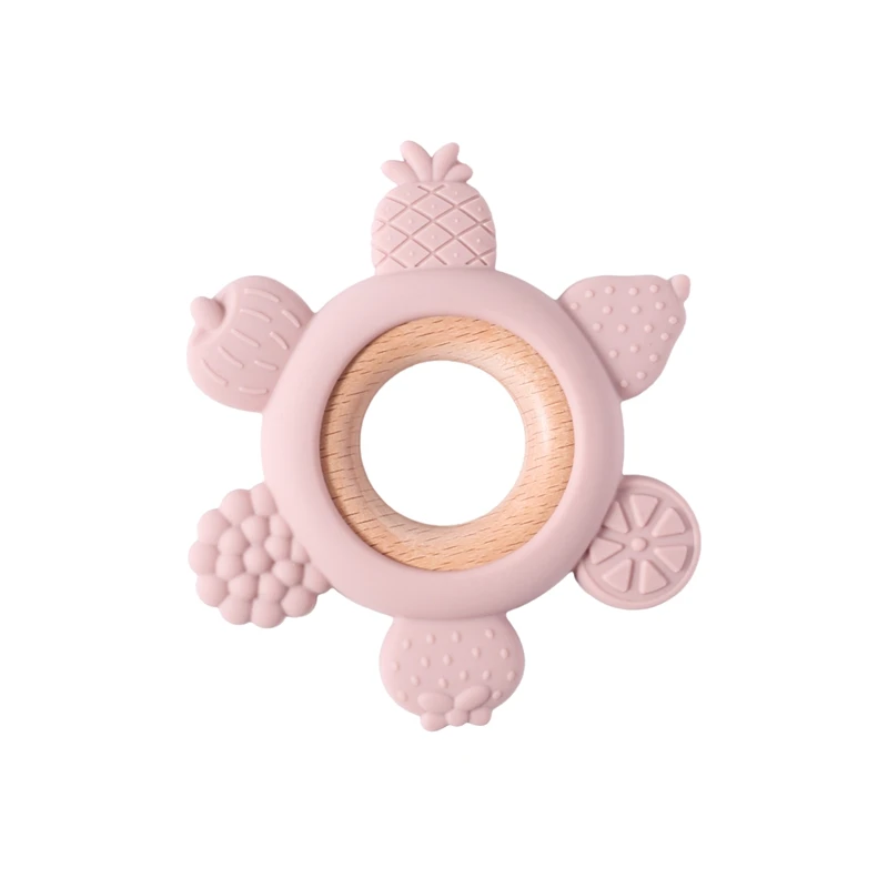 1pc Silicone Teether Food Grade Baby 0-12 Toys Teething Ring Sensory Toys for Toddlers Silicone Animal Soothing Toys Accessories - Image 14
