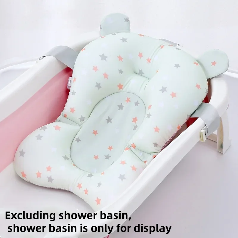 Foldable Floating Baby Bath Seat Pad Adjustable Bathtub Support Mat Shower Cushion Security Water Pad for Newborn Baby Bathing - Image 5