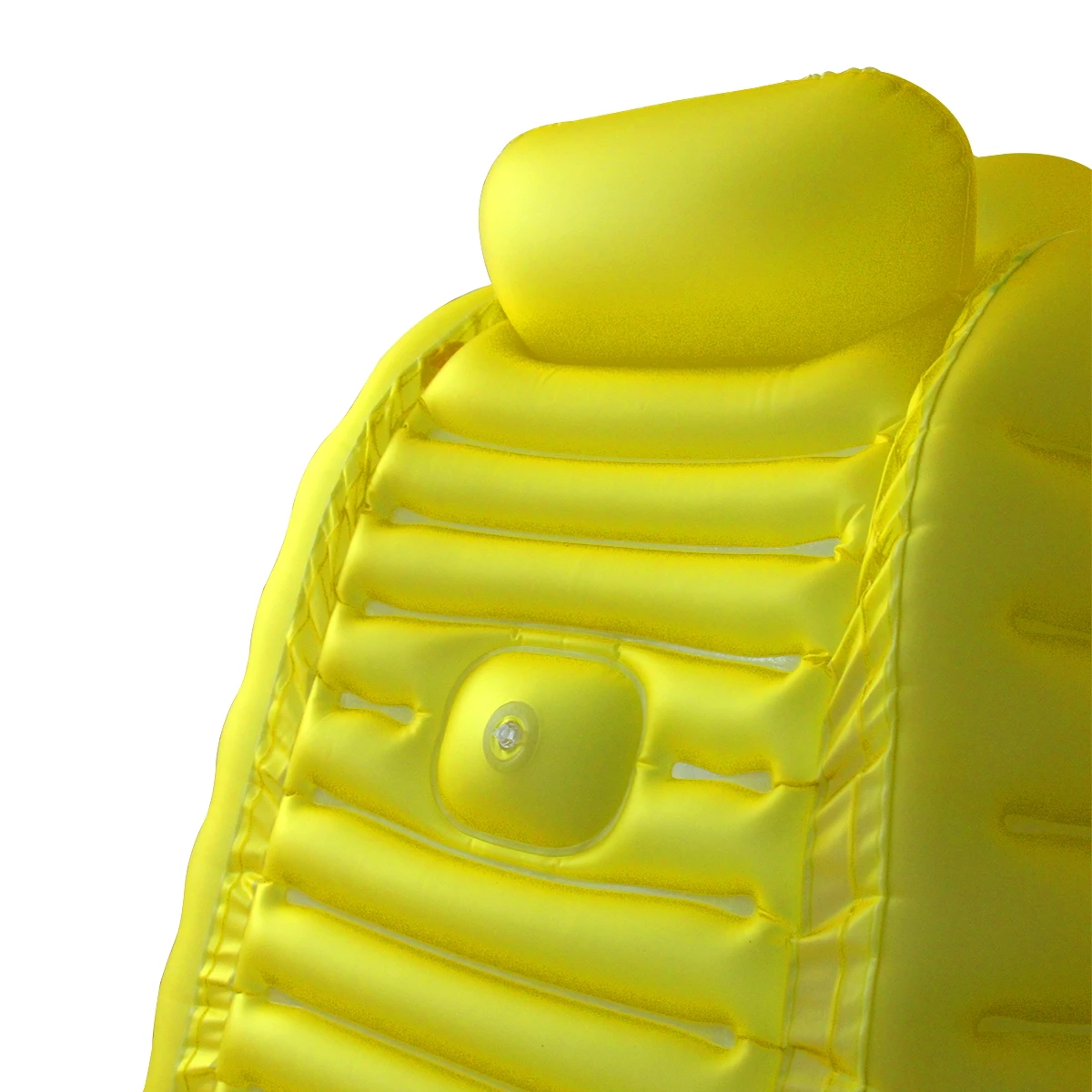 Inflatable Bathtub Pool for Sitting up, Blow up Portable Non-slip Baby Toddler Bathtub for Kids 0-6 Month, Yellow - Image 5