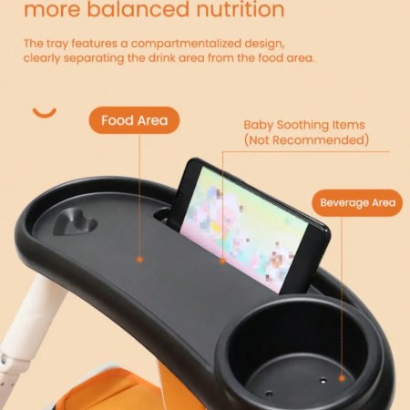 1PC Universal Baby Snack Tray for Stroller with Cup Holder, Infant Stroller Snack Tray with Cup Holder, Stroller Tray Attachment