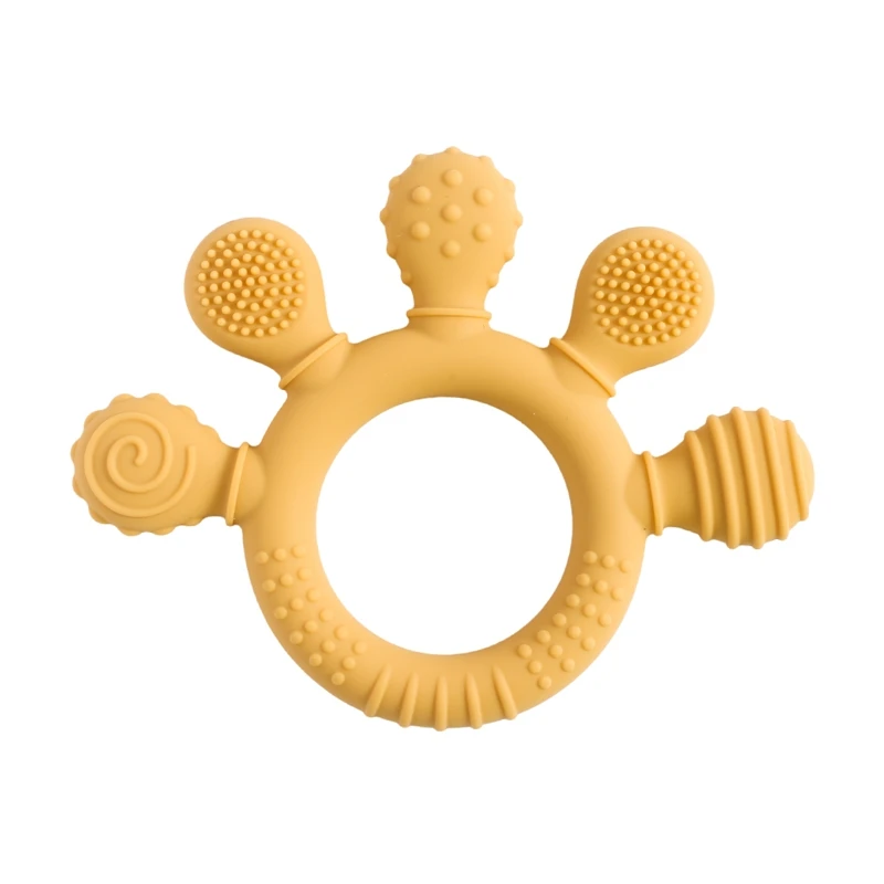 1pc Silicone Teether Food Grade Baby 0-12 Toys Teething Ring Sensory Toys for Toddlers Silicone Animal Soothing Toys Accessories - Image 29