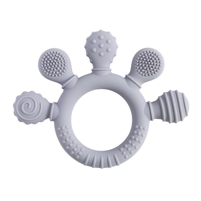 1pc Silicone Teether Food Grade Baby 0-12 Toys Teething Ring Sensory Toys for Toddlers Silicone Animal Soothing Toys Accessories - Image 27
